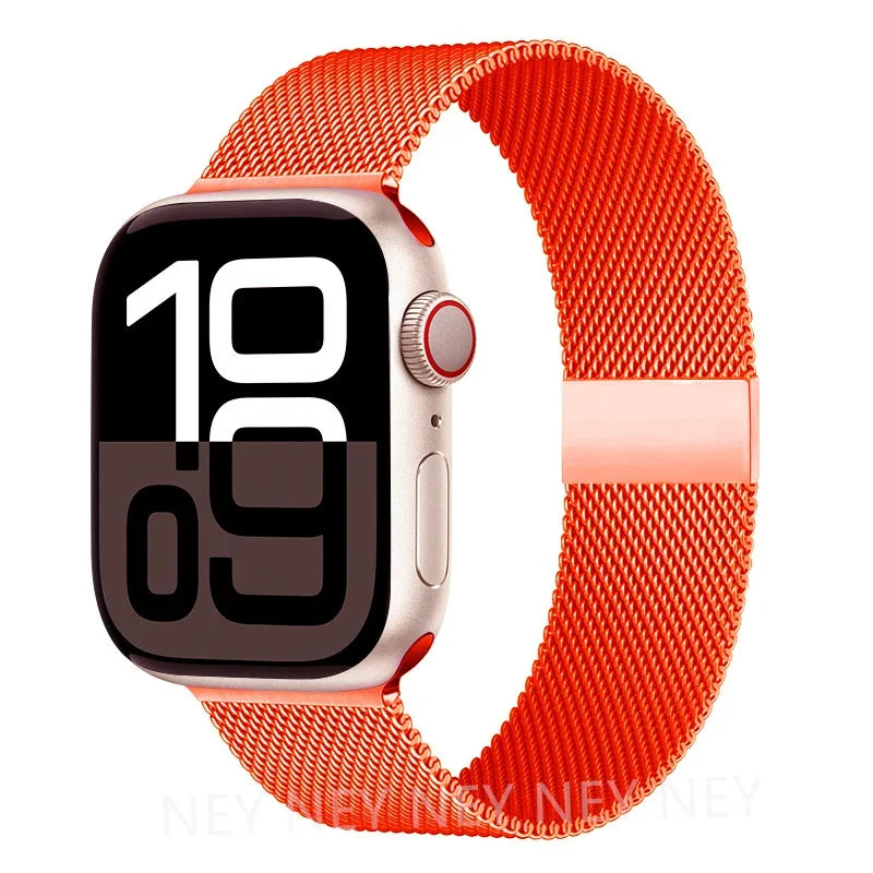 Colorful Milanese Mesh Apple Watch Band